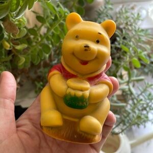 Vintage Disney Pooh Bear squeaker toy / figure